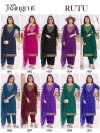 Rutu By Rangrut Malai Crep Sequence Embroidery Salwar Kameez